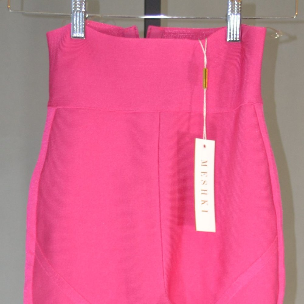 (NWT) MESHKI TWO PIECE PINK FLEXIBLE PANTS SET SIZE XS - Picture 5 of 8